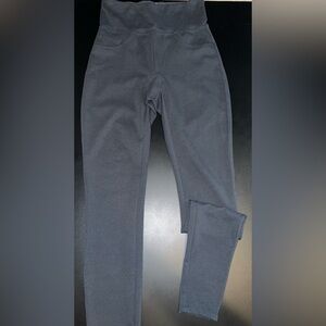 SPANX Star Power Pocketed Jegging Style Gray Leggings Size Small EUC